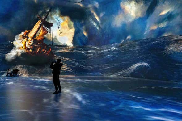 Entrada a Frameless Immersive Art Experience