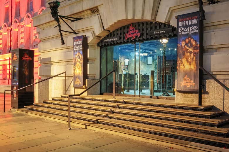 La entrada a The London Dungeon