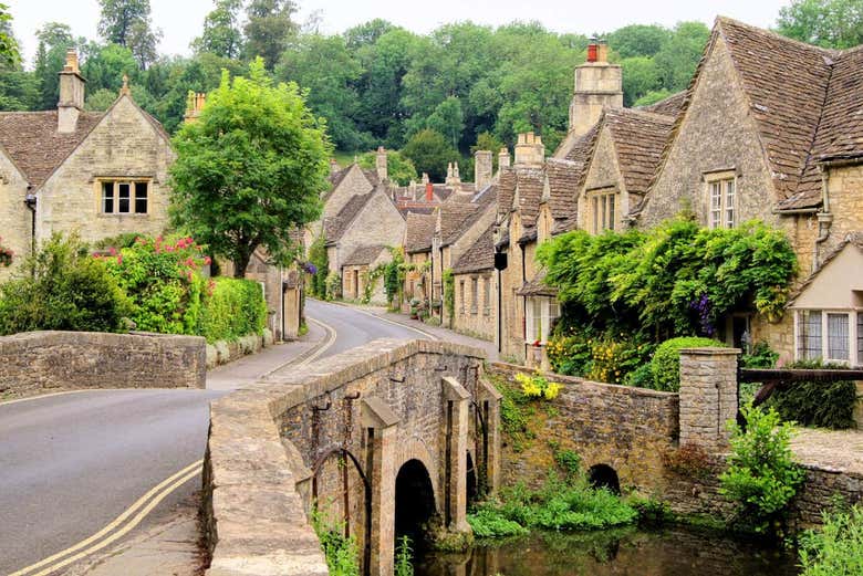 Admirando los paisajes de Cotswolds