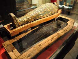 Exposición de momias en el British Museum de Londres