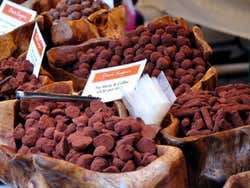 Puesto del mercado de los jueves en Covent Garden