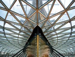 Suelo de cristal de Cutty Sark