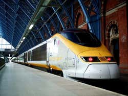 Tren Eurostar llegando a St.Pancras