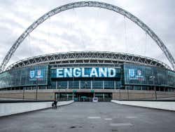 Entrada al estadio de Wembley