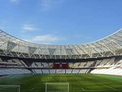 Interior del estadio West Ham