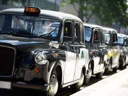 Fila de taxis de Londres